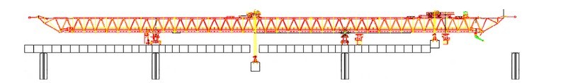 bridge building crane